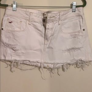 Hollister Skirts - Hollister white cutoff skirt Hollister Skirts - Hollister white cutoff skirt